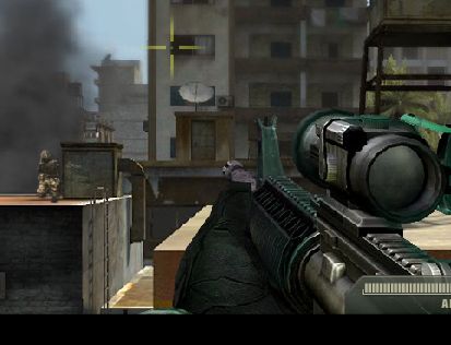 C'est un super jeu snipers,il faut tirer sur les ennemis qui sont post&eacute;s un peu partout.tirez avec la souris et rechargez votre arme avec la barre espace.ne vous mettez pas trop &agrave; d&eacute;couvert,et tirez aussi sur des caisses qui appara&icirc;tront.attention au sniper derri&egrave;re le bidon &agrave; c&ocirc;t&eacute; de vous.